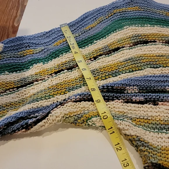 Anthropologie Rosie Neira Medium "Marbled Bands Sweater" - Picture 10 of 15